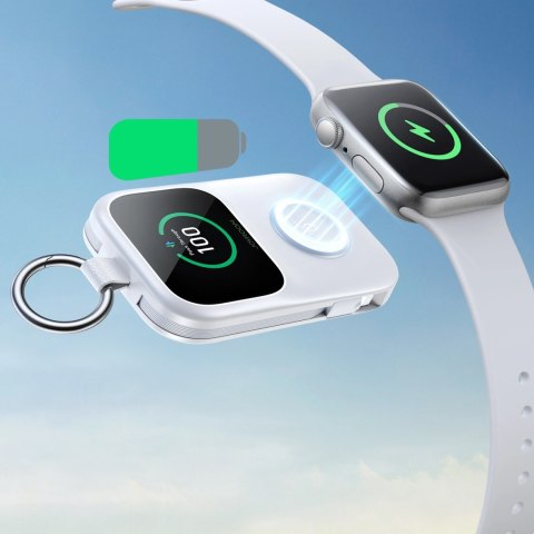 Joyroom JR-W19 5W Portable Watch Wireless Charger White