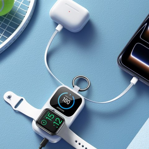 Joyroom JR-W19 5W Portable Watch Wireless Charger White