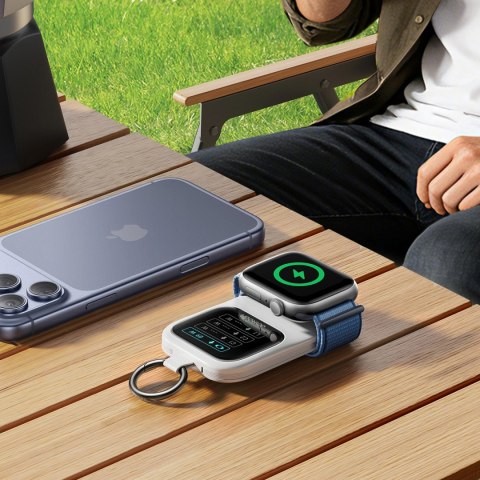 Joyroom JR-W19 5W Portable Watch Wireless Charger White