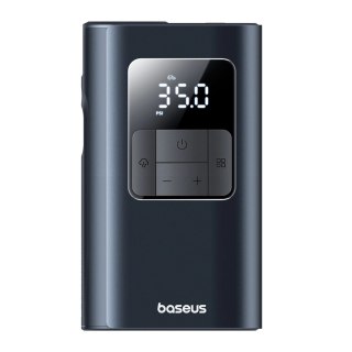 Kompresor do opon Baseus PrimeTrip VA1 75W 2w1 z latarką i powerbankiem 6000mAh - czarny