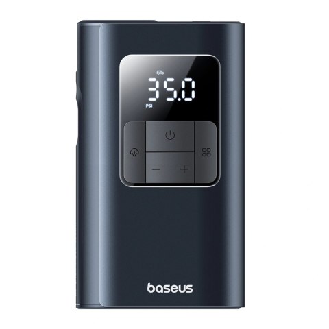 Kompresor do opon Baseus PrimeTrip VA1 75W 2w1 z latarką i powerbankiem 6000mAh - czarny