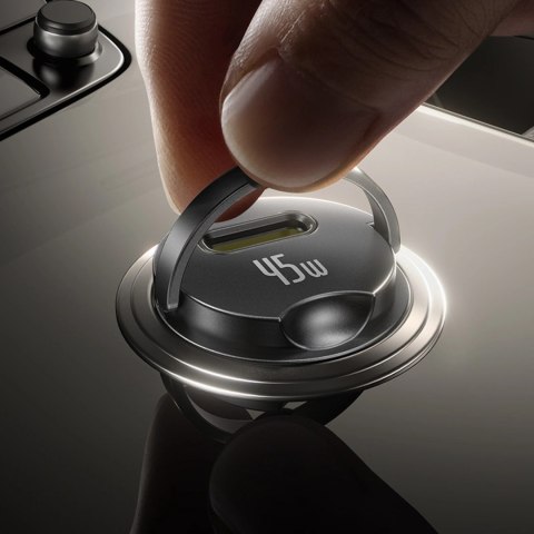 Ładowarka samochodowa Baseus PrimeTrip VP2 45W USB-C z kablem 60W USB-C do USB-C 1m - czarna