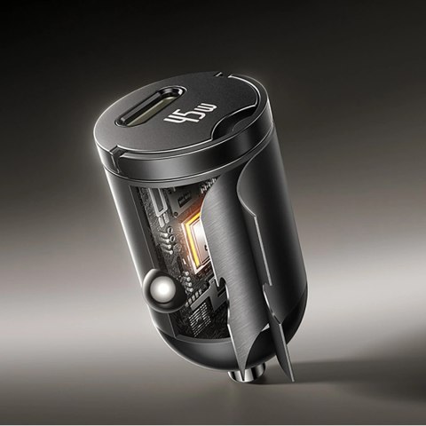 Ładowarka samochodowa Baseus PrimeTrip VP2 45W USB-C z kablem 60W USB-C do USB-C 1m - czarna