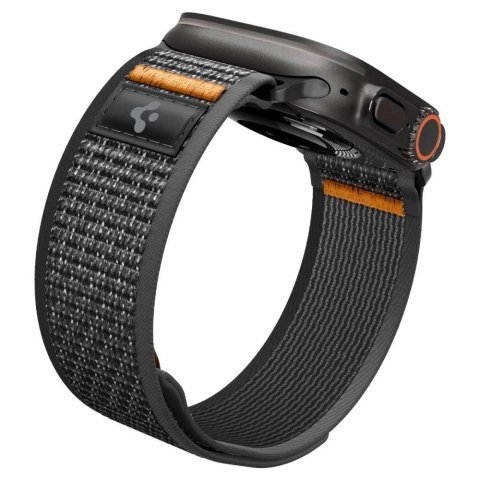 Pasek Spigen Athlex Air 2 na Apple Watch (44 / 45 / 46 / 49 mm) - czarno-pomarańczowy