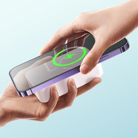 Powerbank magnetyczny Baseus EnerFill FM41 20000mAh 20W z kablem USB-C do USB-C 30cm - biały