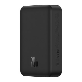 Powerbank magnetyczny Baseus EnerFill FM41 20000mAh 20W z kablem USB-C do USB-C 30cm - czarny
