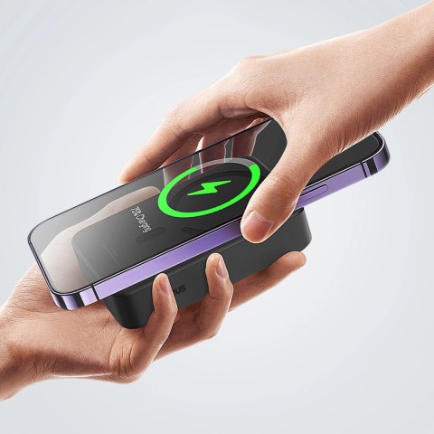 Powerbank magnetyczny Baseus EnerFill FM41 20000mAh 20W z kablem USB-C do USB-C 30cm - czarny