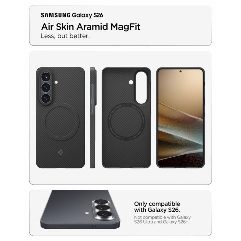 SPIGEN AIRSKIN ARAMID MAG MAGSAFE GALAXY S26 BLACK