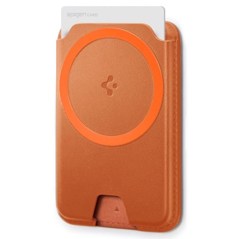 SPIGEN VALENTINUS MAGFIT+ MAGSAFE UNIVERSAL MAGNETIC CARD HOLDER METALLIC ORANGE