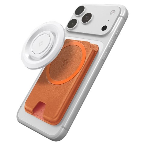 SPIGEN VALENTINUS MAGFIT+ MAGSAFE UNIVERSAL MAGNETIC CARD HOLDER METALLIC ORANGE