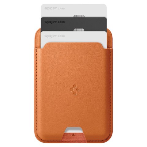SPIGEN VALENTINUS MAGSAFE UNIVERSAL MAGNETIC CARD HOLDER METALLIC ORANGE
