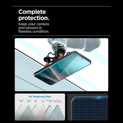 SZKŁO HARTOWANE SPIGEN GLAS.TR "EZ FIT HD" GALAXY A36 / A37 5G CLEAR