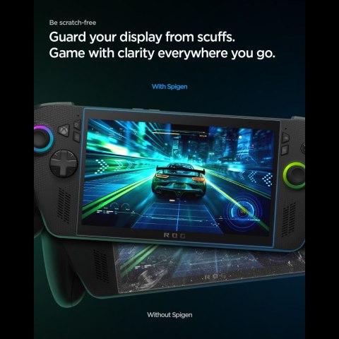 SZKŁO HARTOWANE SPIGEN GLAS.TR SLIM 2-PACK ROG ALLY / ALLY X 2023-2025 / MSI CALW 7 AI+ CLEAR