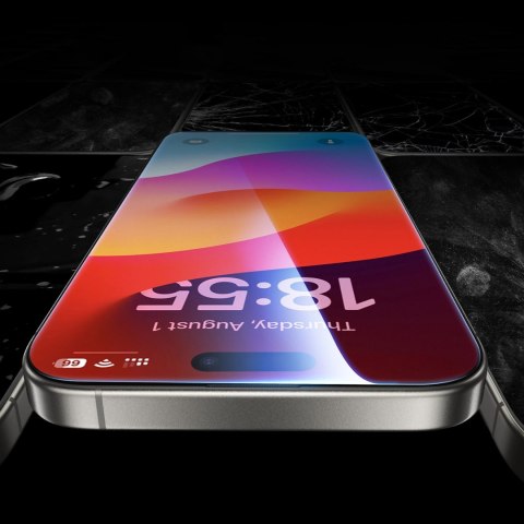 Szkło hartowane Ugreen SP629 z ramką montażową na iPhone 16 Pro (2 szt.)