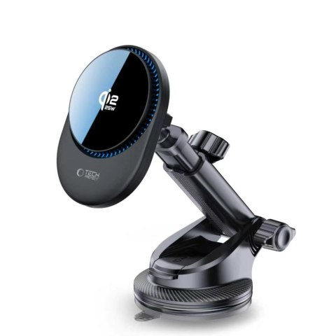 TECH-PROTECT V21 MAGNETIC MAGSAFE DASHBOARD & VENT CAR MOUNT WIRELESS CHARGER 25W QI2.2 BLACK