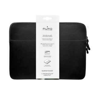 Torba Puro Slim Pocket na laptopa 16" - czarna