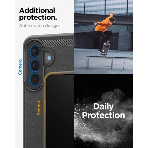 Etui Spigen Rugged Armor na Samsung Galaxy A57 5G - czarne