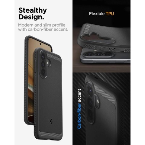 Etui Spigen Rugged Armor na Samsung Galaxy A57 5G - czarne