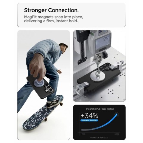 Etui Spigen Thin Fit Mag MagSafe na Samsung Galaxy S26 Ultra - czarne