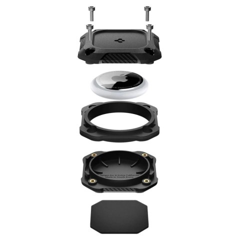 Etui Spigen Tough Armor 4-Pack na Apple AirTag 1 / 2 - czarne
