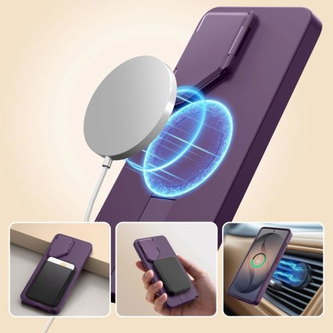 Etui Tech-Protect Kevlar Aura MagSafe na Samsung Galaxy S26 Ultra - fioletowe