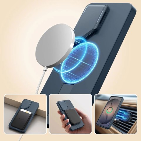 Etui Tech-Protect Kevlar Aura MagSafe na Samsung Galaxy S26 Ultra - granatowe