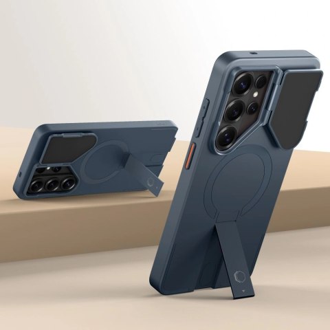 Etui Tech-Protect Kevlar Aura MagSafe na Samsung Galaxy S26 Ultra - granatowe