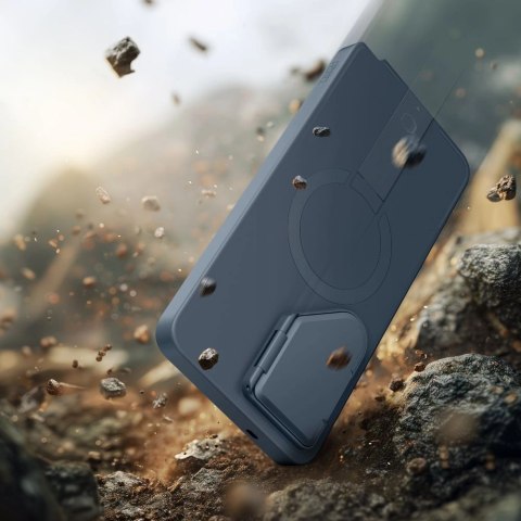 Etui Tech-Protect Kevlar Aura MagSafe na Samsung Galaxy S26 Ultra - granatowe