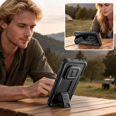 Etui Tech-Protect Kevlar Cam+ 2-set na Xiaomi Redmi Note 15 Pro 5G - czarne