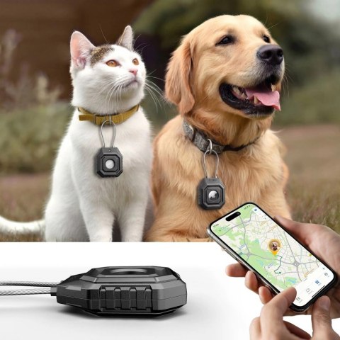 Etui Tech-Protect Kevlar Seal na Apple AirTag 1 / 2 - czarne