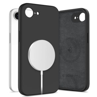 Etui Tech-Protect Silicone MagSafe na iPhone 16e / 17e - czarne