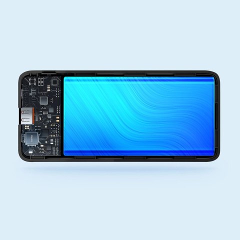 Powerbank Baseus Airpow Fast Charge 20W 30000mAh z kablem USB-C - USB-C 30cm - czarny