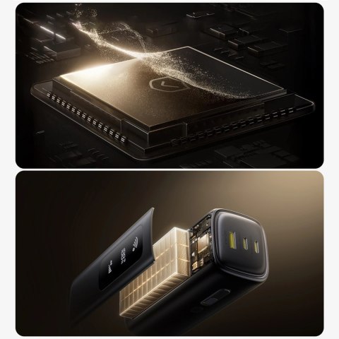 Powerbank Baseus EnerGeek GX11 MiFi 20000mAh 67W z funkcją Wi-Fi - czarny