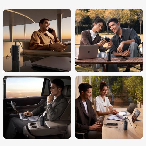 Powerbank Baseus EnerGeek GX11 MiFi 20000mAh 67W z funkcją Wi-Fi - czarny