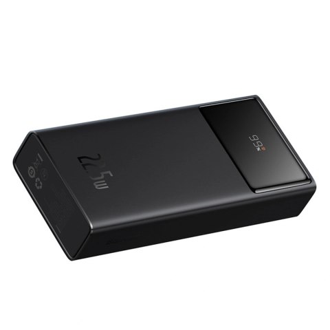 Powerbank Baseus Star-Lord 20000mAh 22,5W z wyświetlaczem cyfrowym i kablem USB-C 3A 30cm - czarny