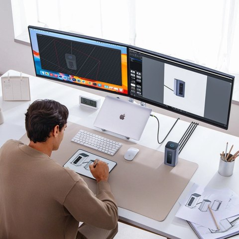 Stacja dokująca Baseus Nomos NU1 Air Spacemate 12w1 - szara