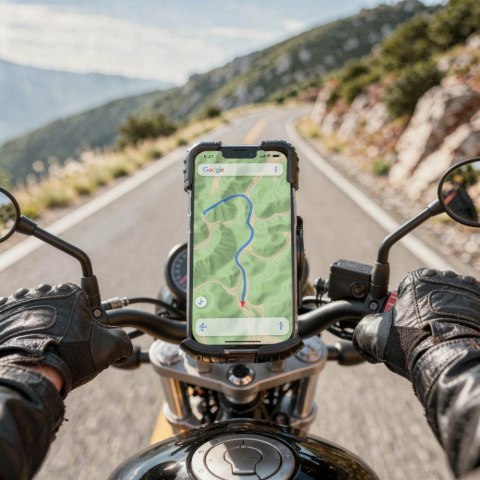 TECH-PROTECT V7 UNIVERSAL BIKE & MOTORCYCLE MOUNT BLACK