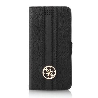 Etui Guess 4G Heritage Book Universal XL 5.2" - 5.7" - czarne