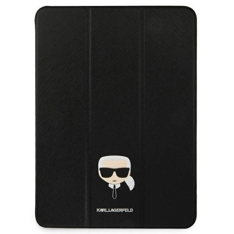 Etui Karl Lagerfeld Saffiano Karl Head Book Cover na iPad Pro 11" - czarne
