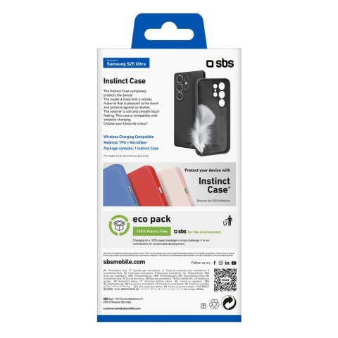 Etui SBS Instinct na Samsung Galaxy S25 Ultra - czarne