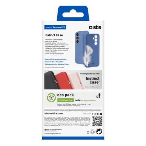 Etui SBS Instinct na Samsung Galaxy S25 - niebieskie