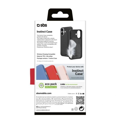 Etui SBS Instinct na iPhone 16 - czarne