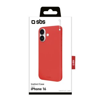 Etui SBS Instinct na iPhone 16 - czerwone
