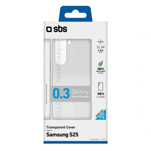 Etui SBS Skinny Cover na Samsung Galaxy S25 - przezroczyste