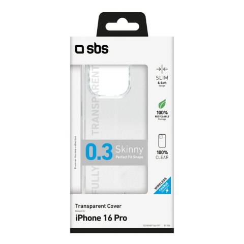 Etui SBS Skinny Cover na iPhone 16 Pro - przezroczyste