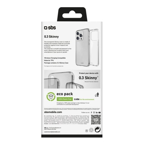 Etui SBS Skinny Cover na iPhone 16 Pro - przezroczyste