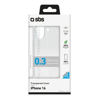 Etui SBS Skinny Cover na iPhone 16 - przezroczyste