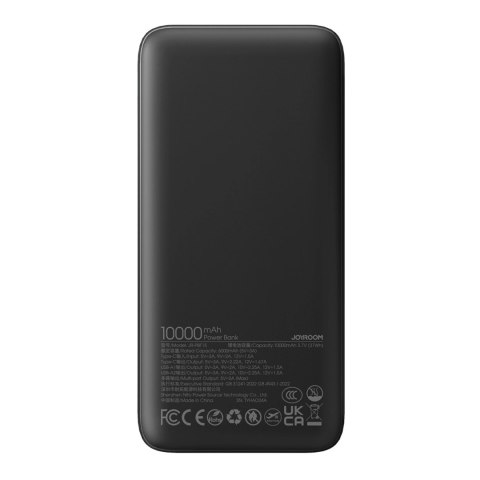 Powerbank Joyroom JR-PBF15 10000mAh USB-C USB-A 22.5W - czarny