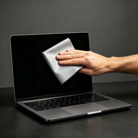ŚCIERECZKA DO EKRANÓW TECH-PROTECT POLISHING CLOTH LAPTOP 15-16 GREY