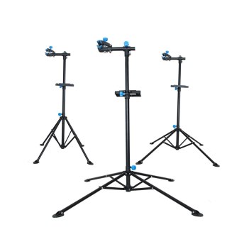 Stojak serwisowy Wozinsky WSS-180 z pokrętłami podłogowy do rowerów 30 kg - czarny